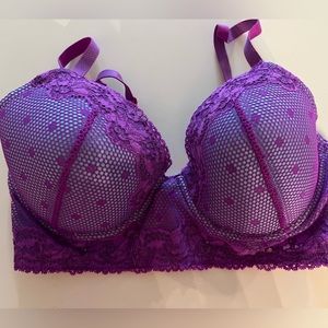 Josie By NATORI (Nordstrom) Purple Lace Bra